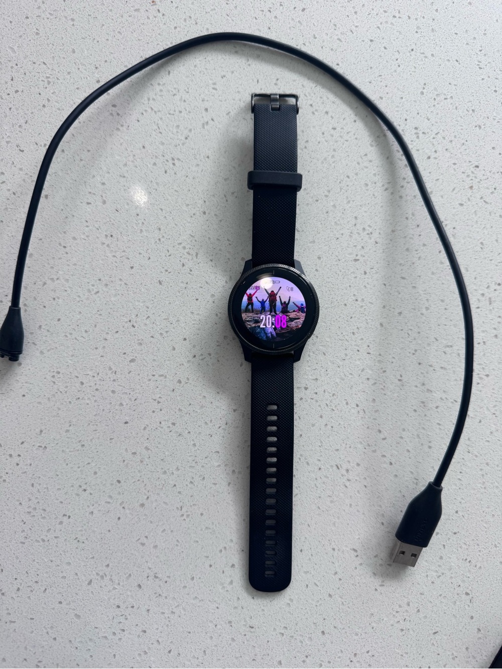 Garmin Venu Smart  Watch with Adjustable Silicone Band